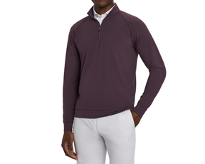 The Westland Quarter-Zip: Heathered Vineyard