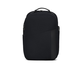 The Broughton Backpack: Black - Black Embroidery
