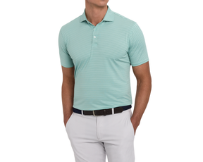 The Dover Shirt: Cascade Green & White