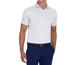 The Latham Shirt: Dune & Pacific Blue