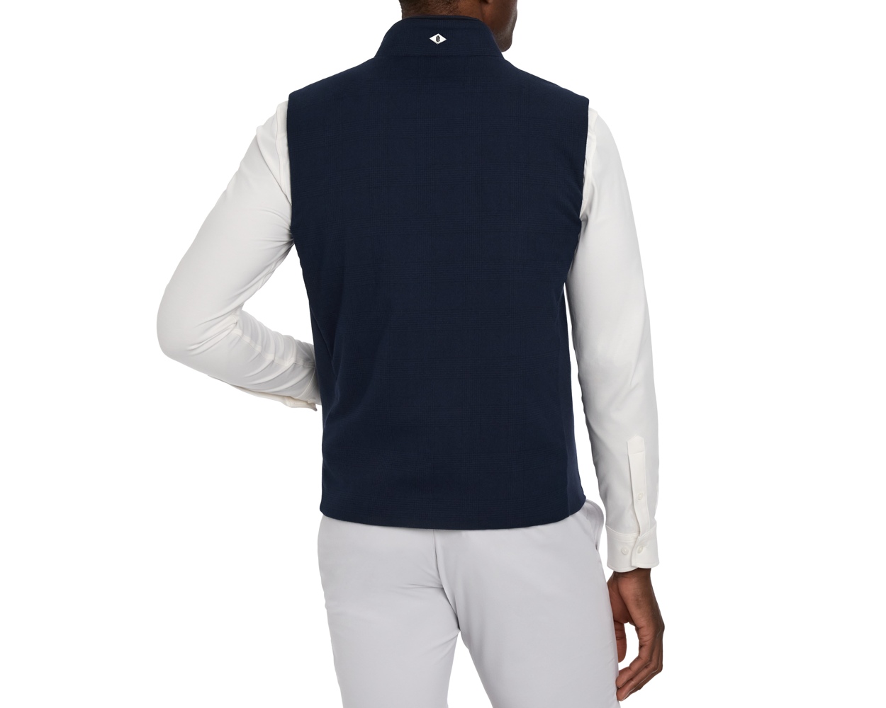 The Sterling Vest: Heathered Dark Navy