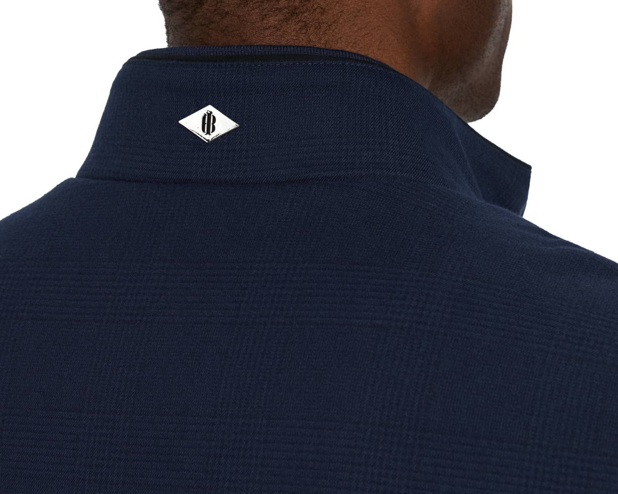 The Sterling Vest: Heathered Dark Navy