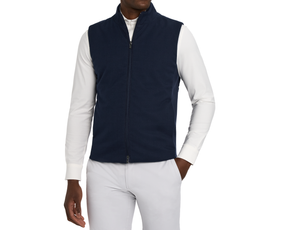 The Sterling Vest: Heathered Dark Navy