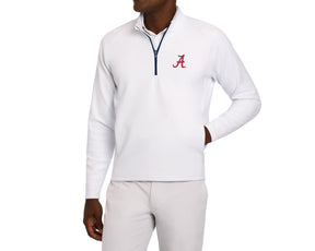 University of Alabama Rodgers Quarter-Zip: White