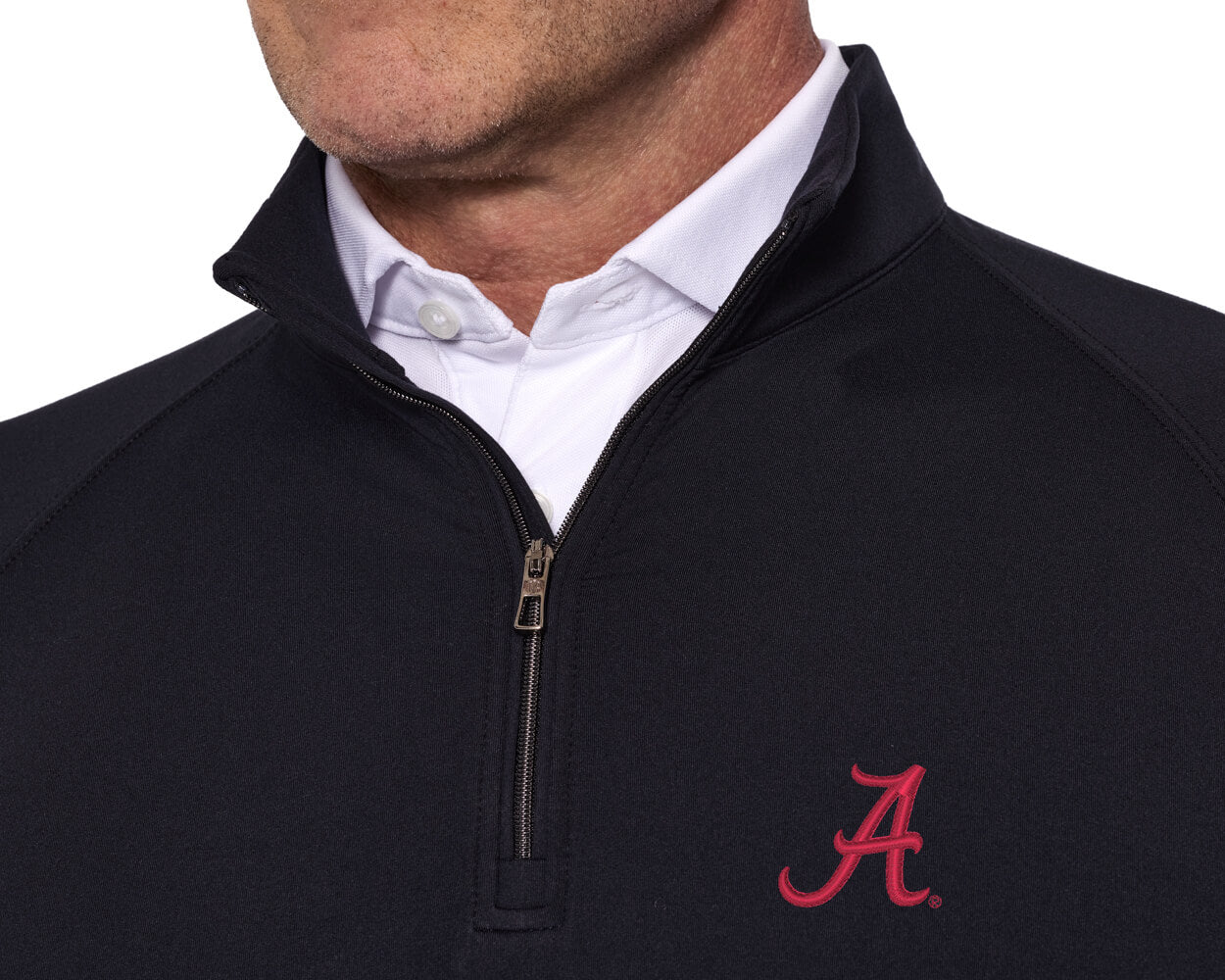 University of Alabama Westland Quarter-Zip: Black