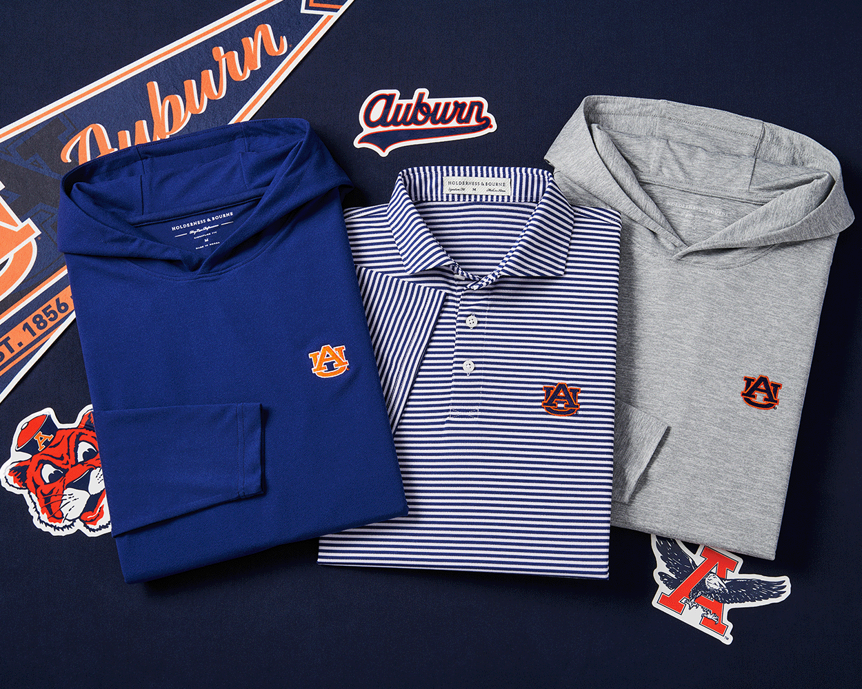 Auburn University Jackson Hoodie: Navy