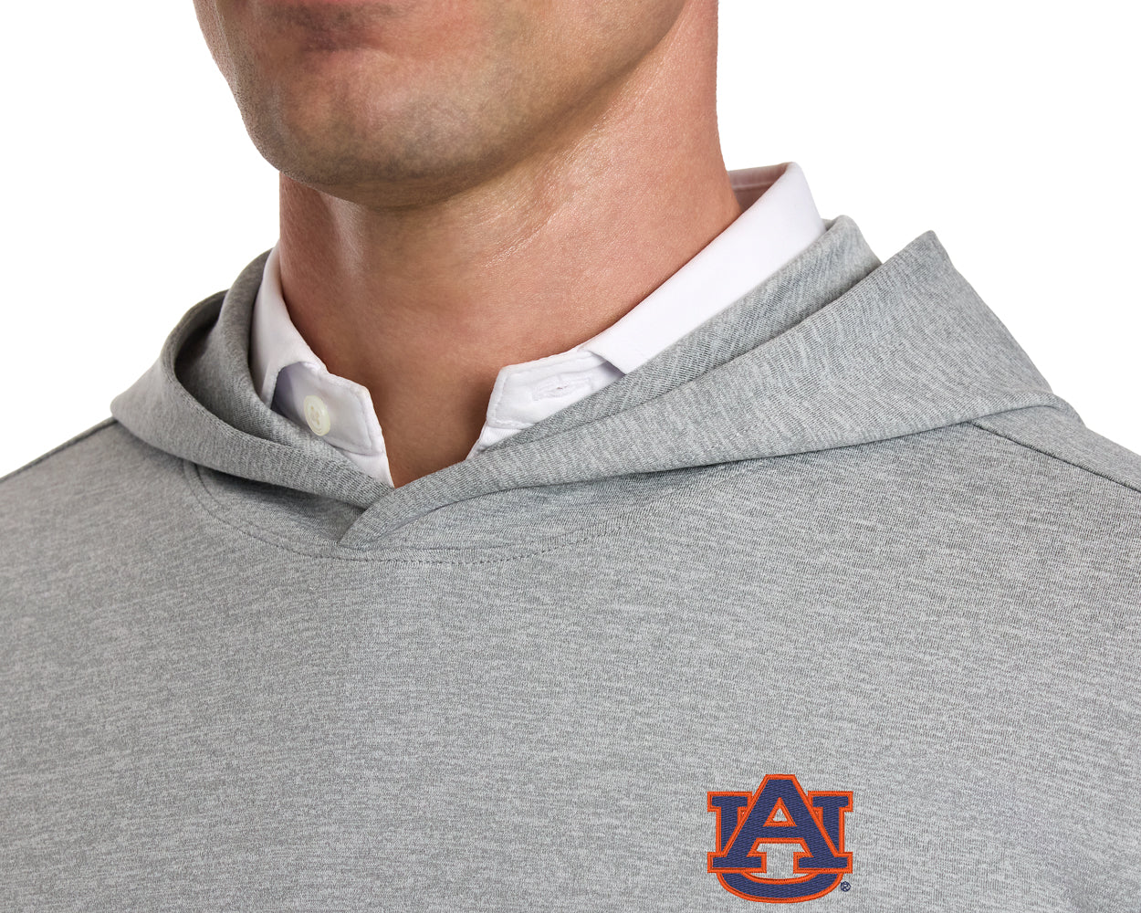Auburn University Stowe Hoodie: Heathered Gray