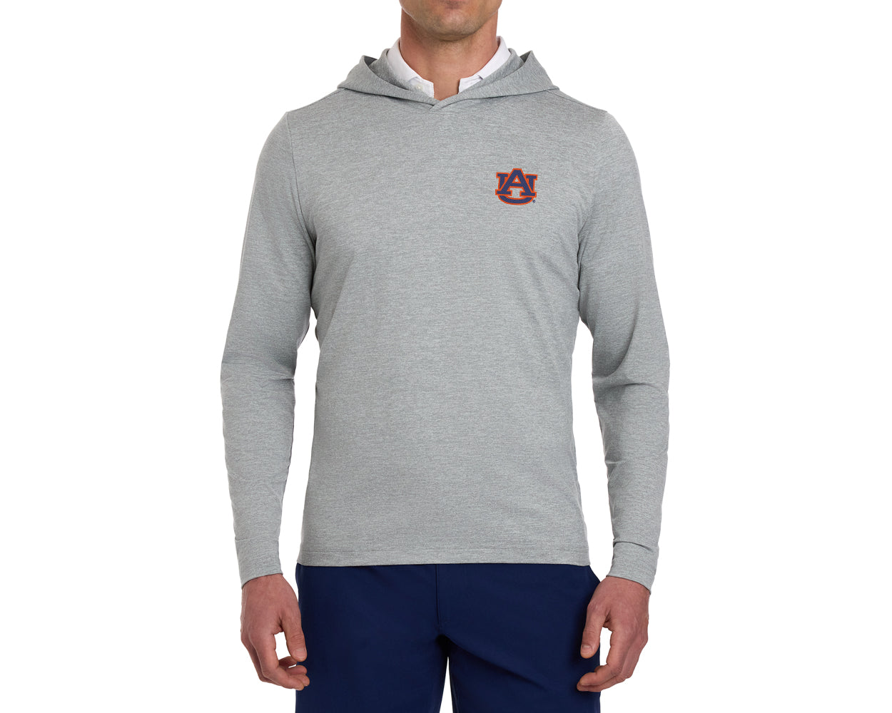 Auburn University Stowe Hoodie: Heathered Gray