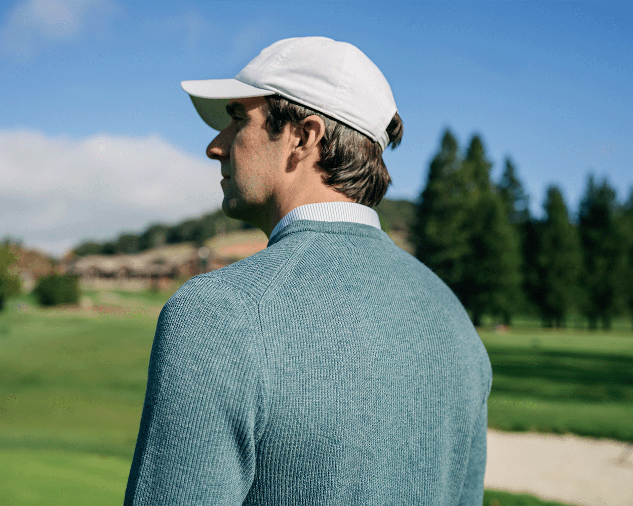 The Barrett Crewneck Sweater: Heathered California Spruce