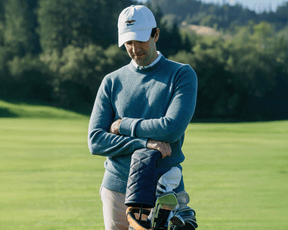 The Barrett Crewneck Sweater: Heathered California Spruce