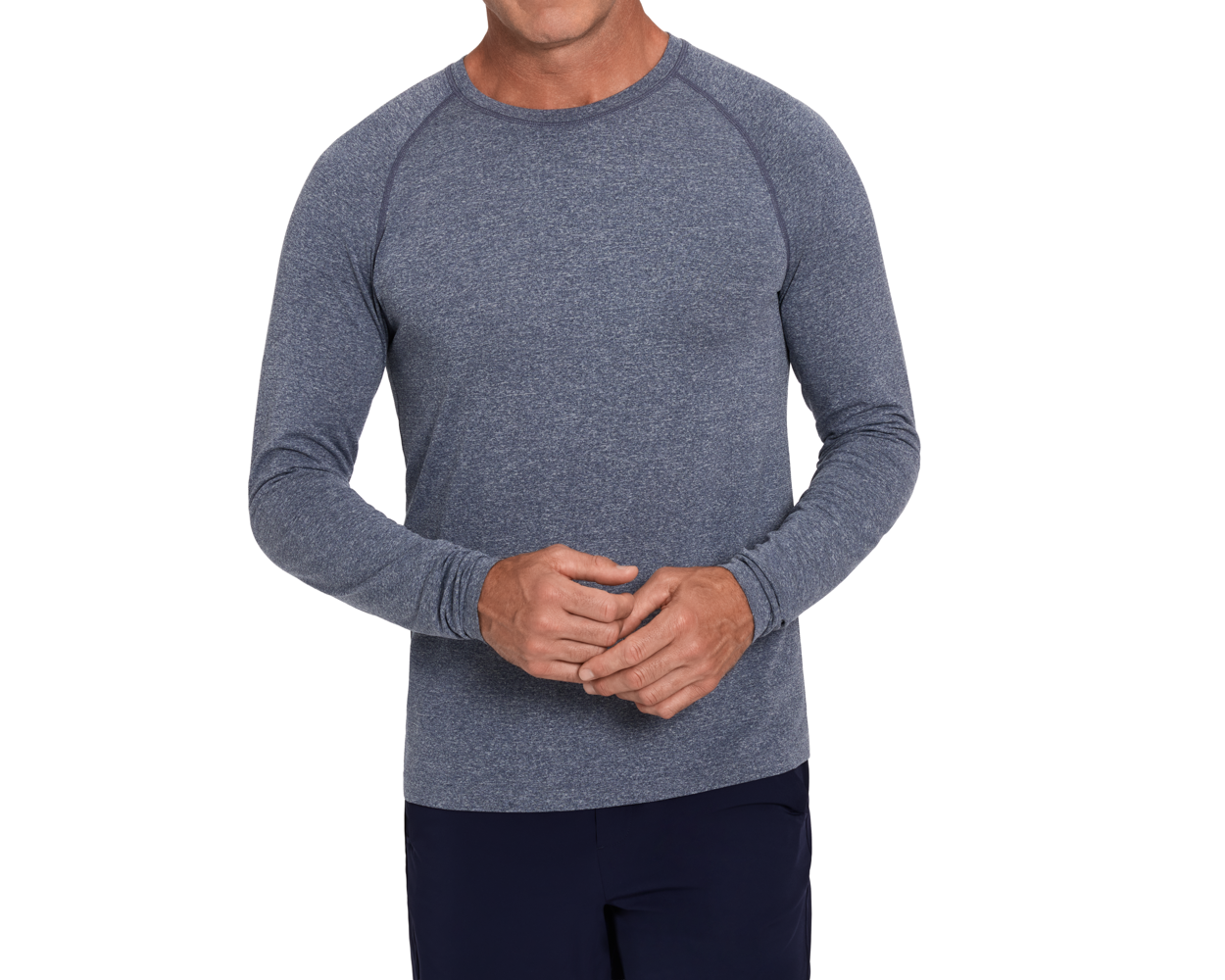 The Carr T-Shirt: Heathered Navy