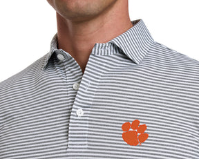 Clemson University Maxwell Shirt: Gray & White