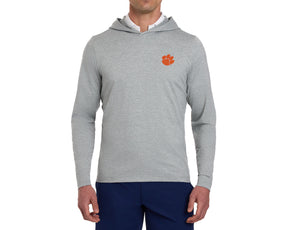 Clemson University Stowe Hoodie: Heathered Gray