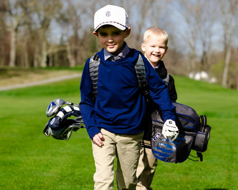Holderness & Bourne The Jackson Boys' Navy Blue Hoodie