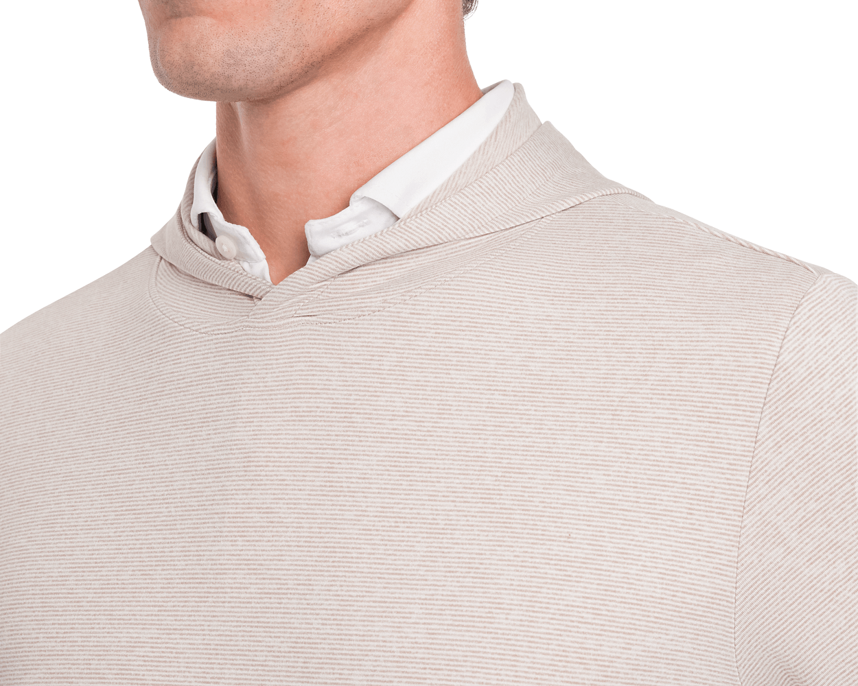 Holderness & Bourne Brown Striped Hoodie