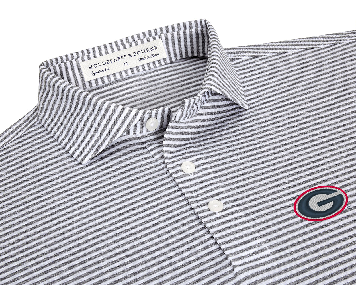 University of Georgia Maxwell Shirt: Gray & White