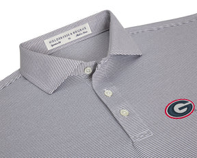 University of Georiga Perkins Shirt: Gray & White