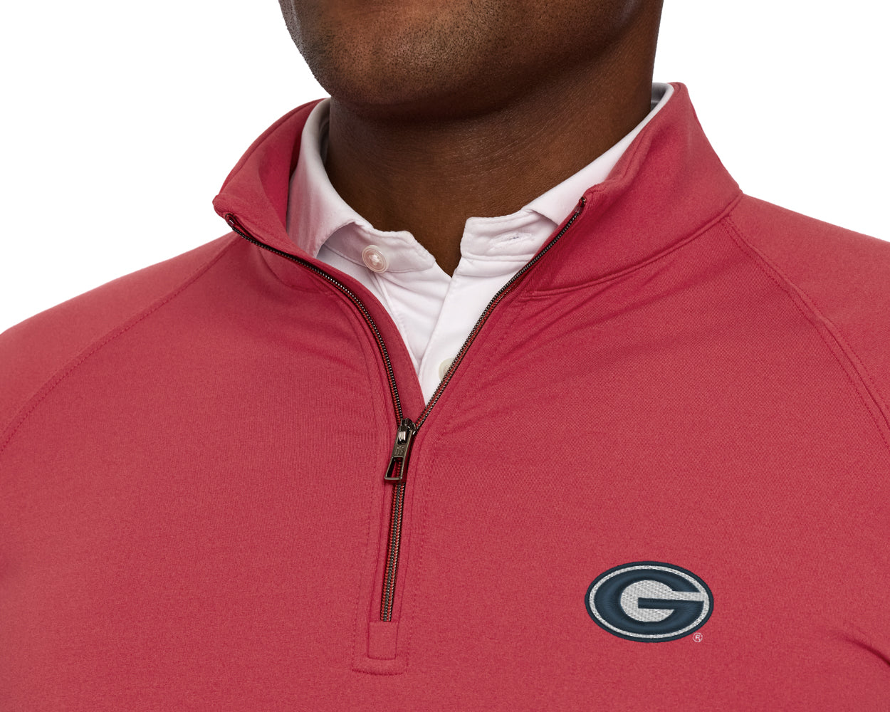 University of Georgia Westland Quarter-Zip: Liberty Red