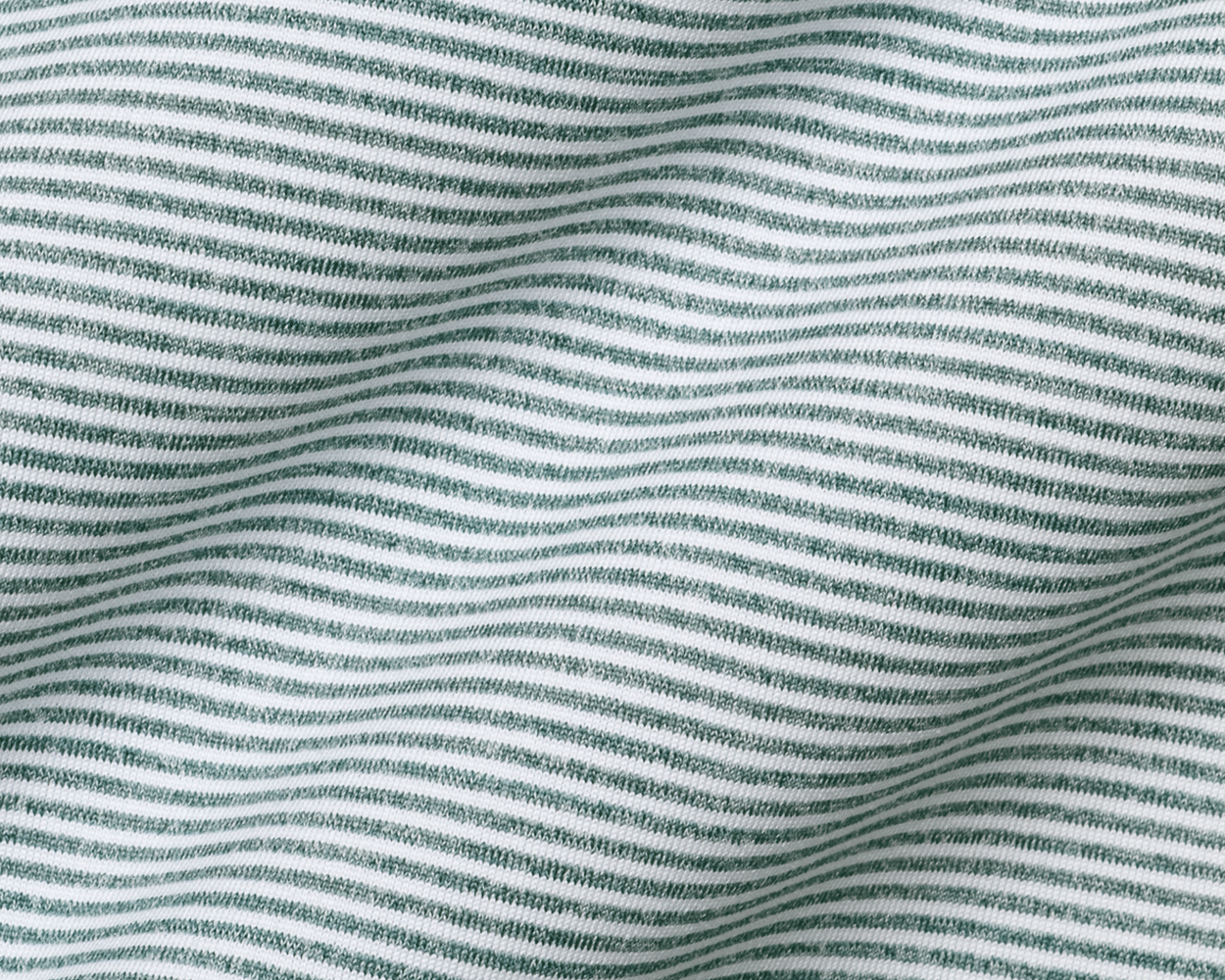 The Perkins Shirt: Heathered California Spruce & White