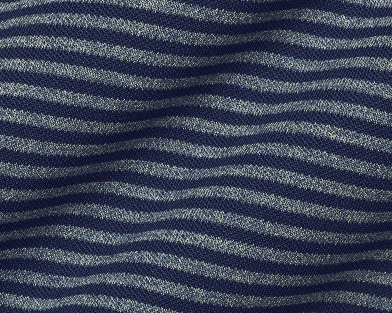 The Maxwell Shirt: Navy & Heathered Pacific Blue