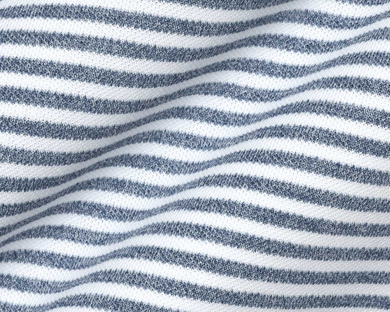 The Maxwell Shirt: Heathered Pacific Blue & White