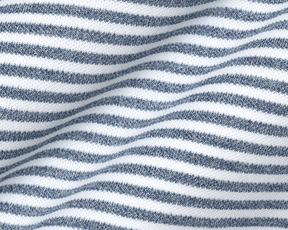 The Maxwell Shirt: Heathered Pacific Blue & White