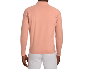 Clemson University Westland Quarter-Zip: Heathered Nectarine