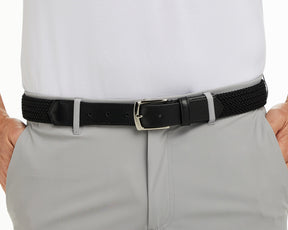 Holderness & Bourne The Fischer Men's Black Braided Belt