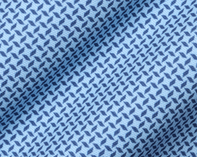 The Collins Shirt: Vista Blue & Pacific Blue