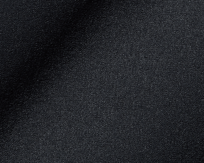 Close-up of The Harwood Short: Black, showcasing its dark, tightly woven fabric with a slight drape, highlighting the soft, stretchable performance material.