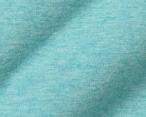 The Lawson Hoodie: Heathered Harbor, showcasing a close-up of its soft, fine-knit fabric, ideal for warmth and comfort without extra details.
