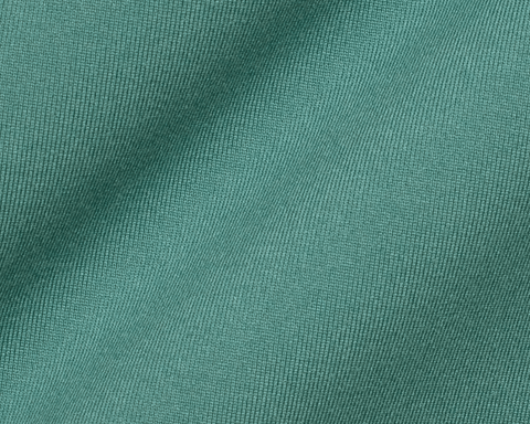 Close-up of The Jackson Hoodie: California Spruce fabric, showing the fine ribbed knit texture of the soft performance material.