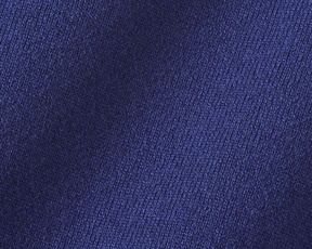 Close-up of The Buckley Crewneck Sweater: Atlantic, showcasing its ribbed knit pattern and luxurious 100% Scottish cashmere fabric with doubled cuff detailing.