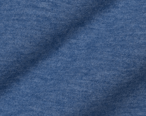 The Kennedy Crewneck: Heathered Pacific Blue