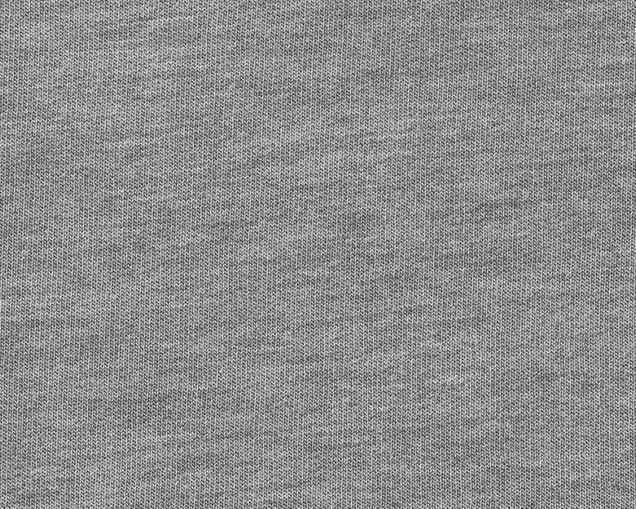 Close-up of The Harper Quarter-Zip: Heathered Gray, showcasing its grey knitted texture with interlocking loops, highlighting its comfortable, durable design and ribbed cuffs.