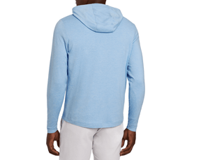 University of North Carolina Stowe Hoodie: Heathered Vista Blue