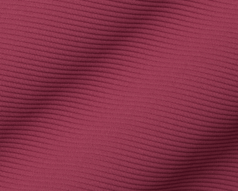 Close-up of The Stuart Quarter-Zip: Cabernet, showcasing its ribbed knit texture with subtle folds, emphasizing the luxurious, lightweight, performance fabric's quality.
