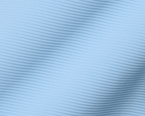 The Stuart Quarter-Zip: Vista Blue features a lightly ribbed, textured fabric with gentle folds, offering a luxurious and versatile look for modern wardrobes.