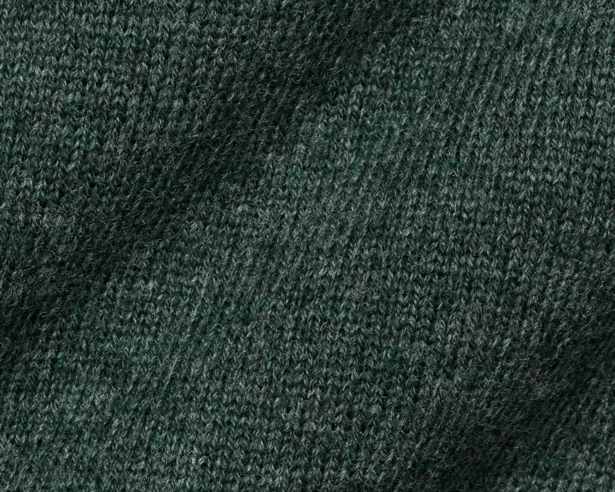 The Cunningham Quarter-Zip Sweater: Heathered Cypress