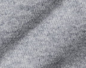 Close-up of Holderness & Bourne Men’s Gray Quarter Zip Sweater fabric texture