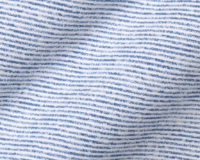 The Hamilton Hoodie: Heathered Pacific Blue & White