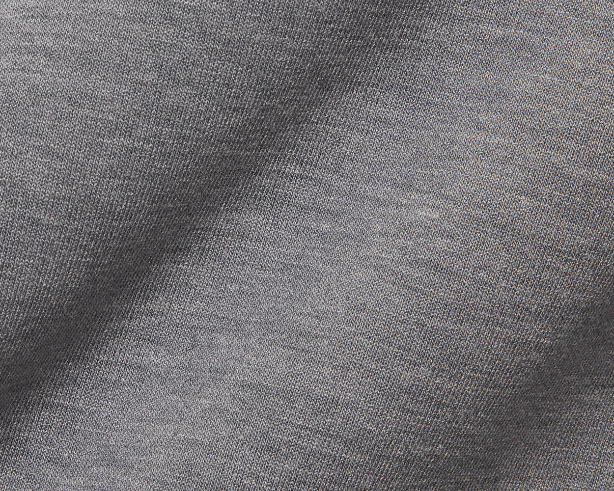 The Tilley Quarter-Zip Hoodie: Heathered Charcoal showcases fine knitted loops of a soft, midweight fabric, ideal for versatile, cool-weather wear.