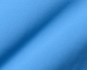 Close-up of The Rodgers Quarter-Zip in Horizon Blue, showcasing its textured, stretchy knit fabric, ideal for comfort and sun protection during outdoor activities.