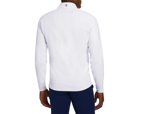 Clemson University Rodgers Quarter-Zip: White