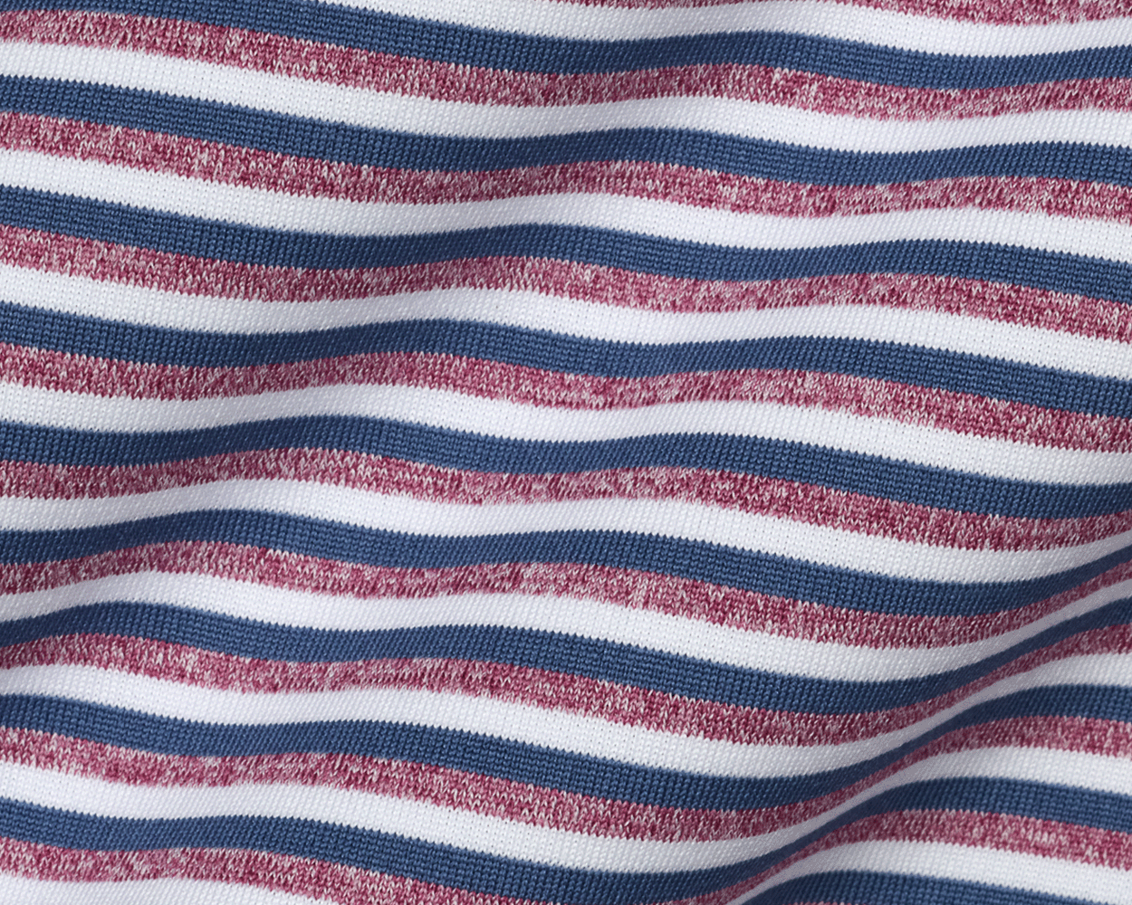 The Fleming Shirt: Pacific Blue/Heathered Napa/White