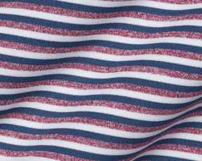 The Fleming Shirt: Pacific Blue/Heathered Napa/White