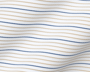 The Stanley Shirt: White/Dune/Pacific Blue