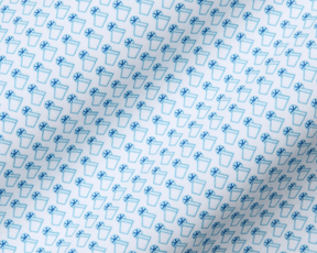 The Fulton Shirt: Harbor & Maidstone Blue, showcasing a subtle cocktail pattern with beverage glasses and lemon wheels, crafted from super-soft performance jersey for comfort.
