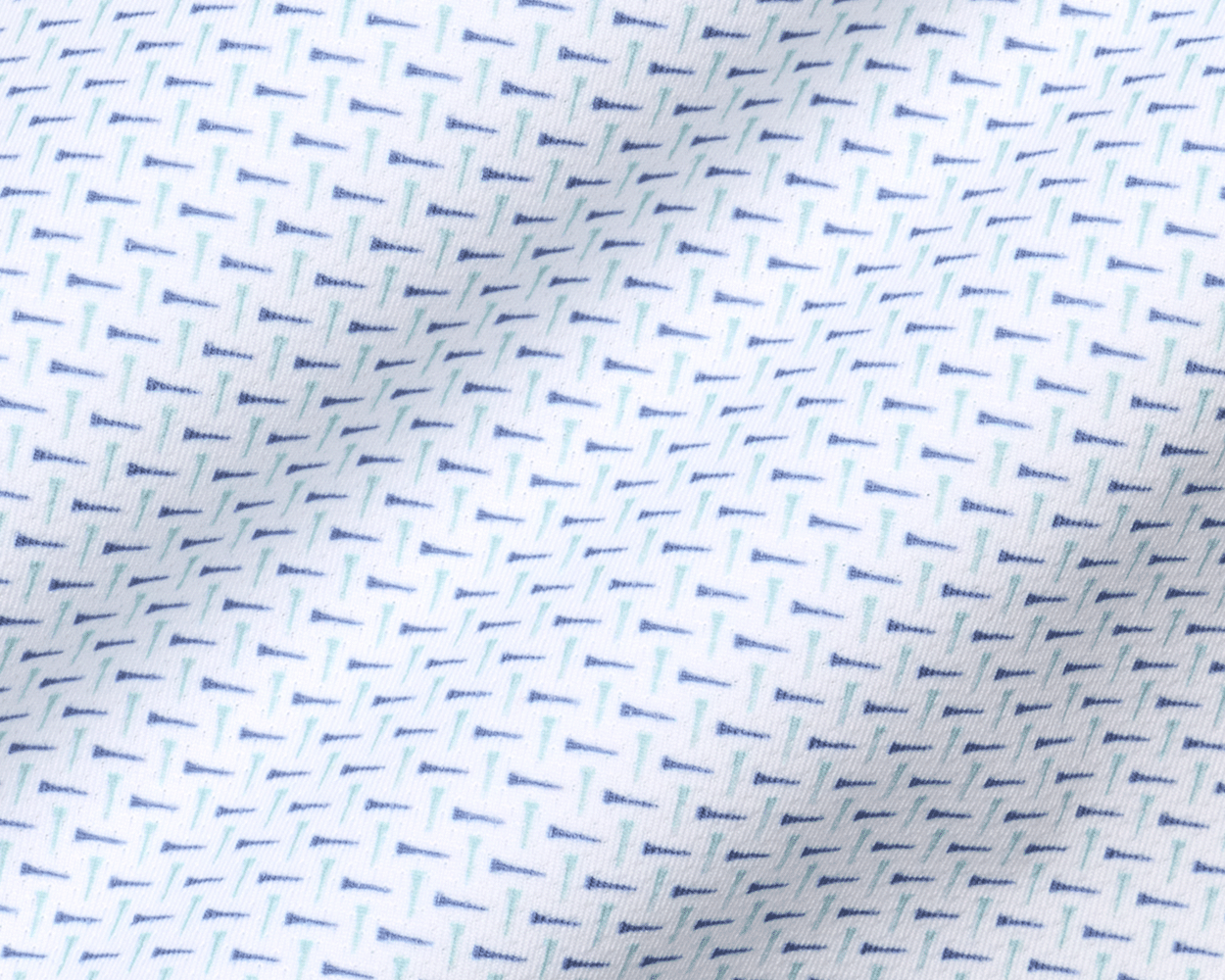 The Cromwell Shirt: Cascade Green & Pacific Blue