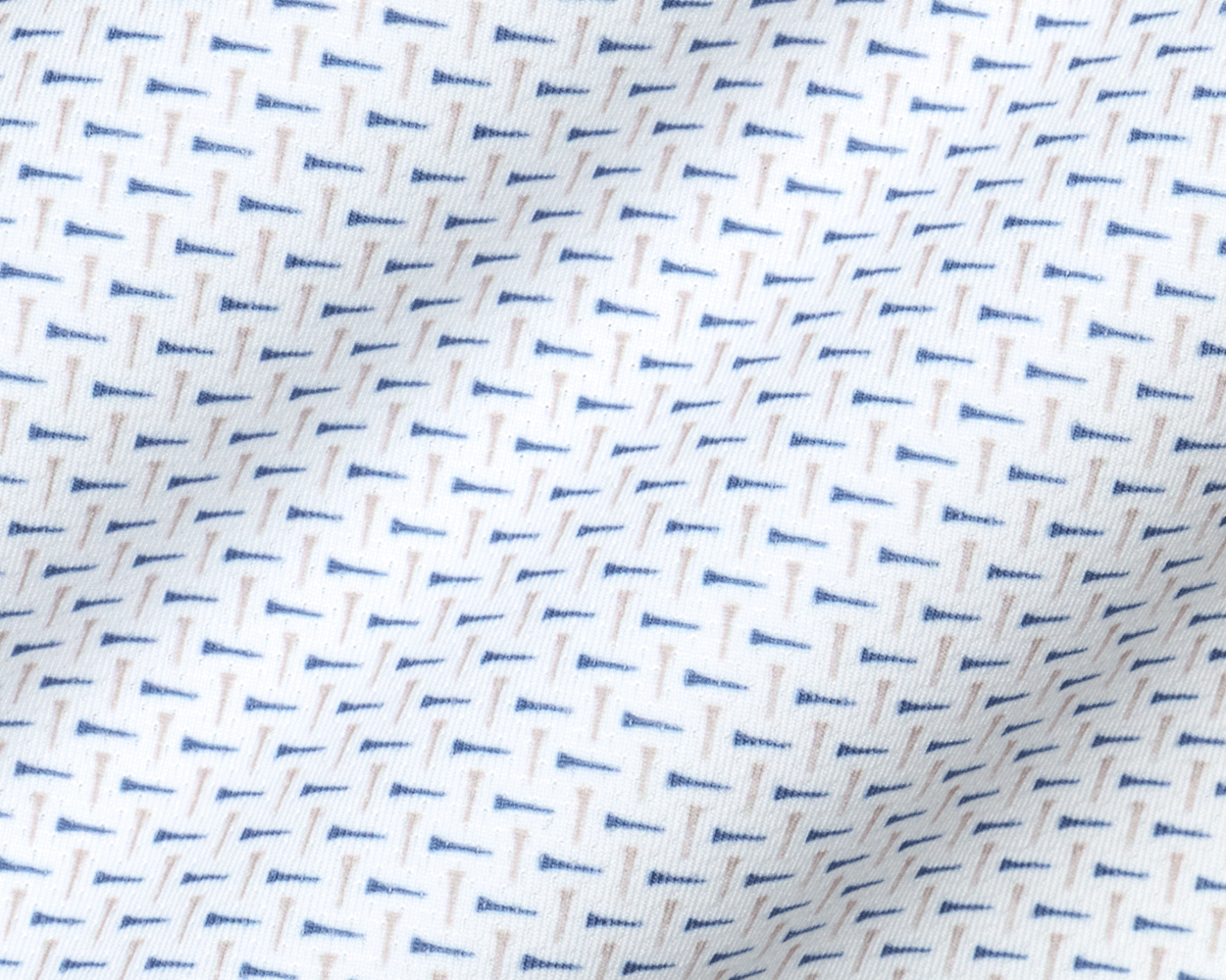 The Cromwell Shirt: Dune & Pacific Blue